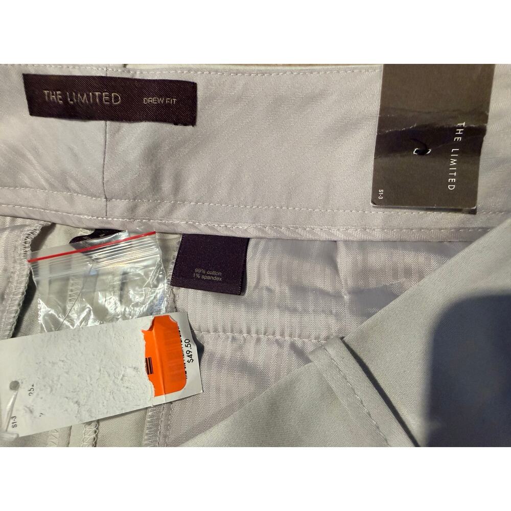 The Limited Drew Fit Light Gray Dress Pants Women's Sz 4 NWT - Picture 9 of 10